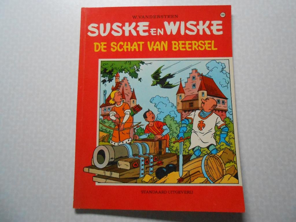 Suske en wiske 111 De schat van Beersel 1971 1 ste druk., Boeken, Willy Vandersteen, Eén stripboek, Nieuw, Ophalen of Verzenden