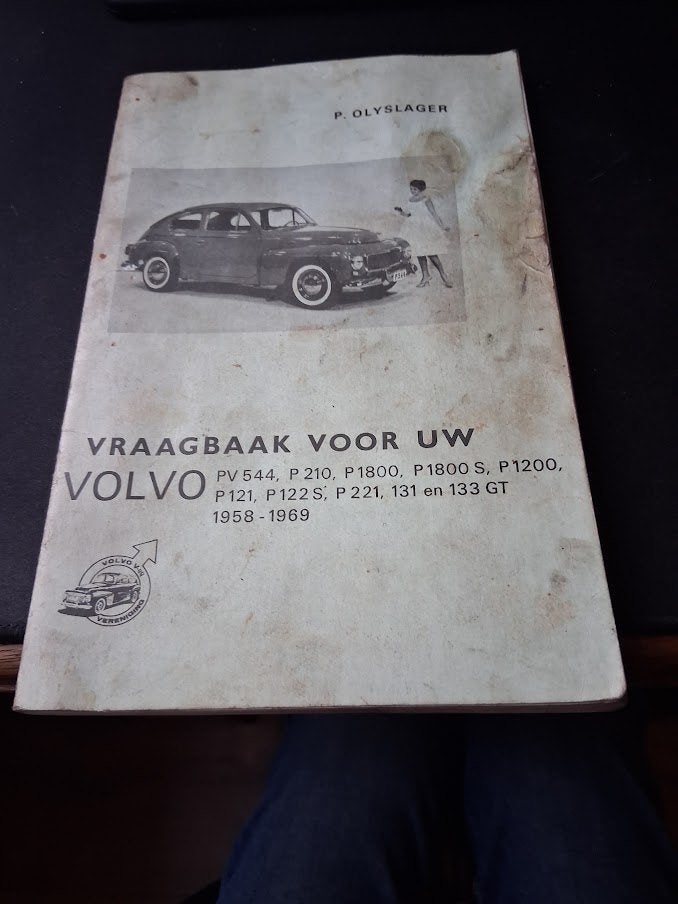 Vraagbaak P. Olyslager  Volvo 544  210 Amazon P1800, Ophalen of Verzenden