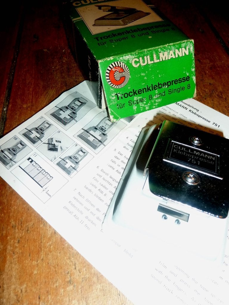 8mm film Cullmann Splicer Single 8 met instructies, Ophalen of Verzenden, 8mm film
