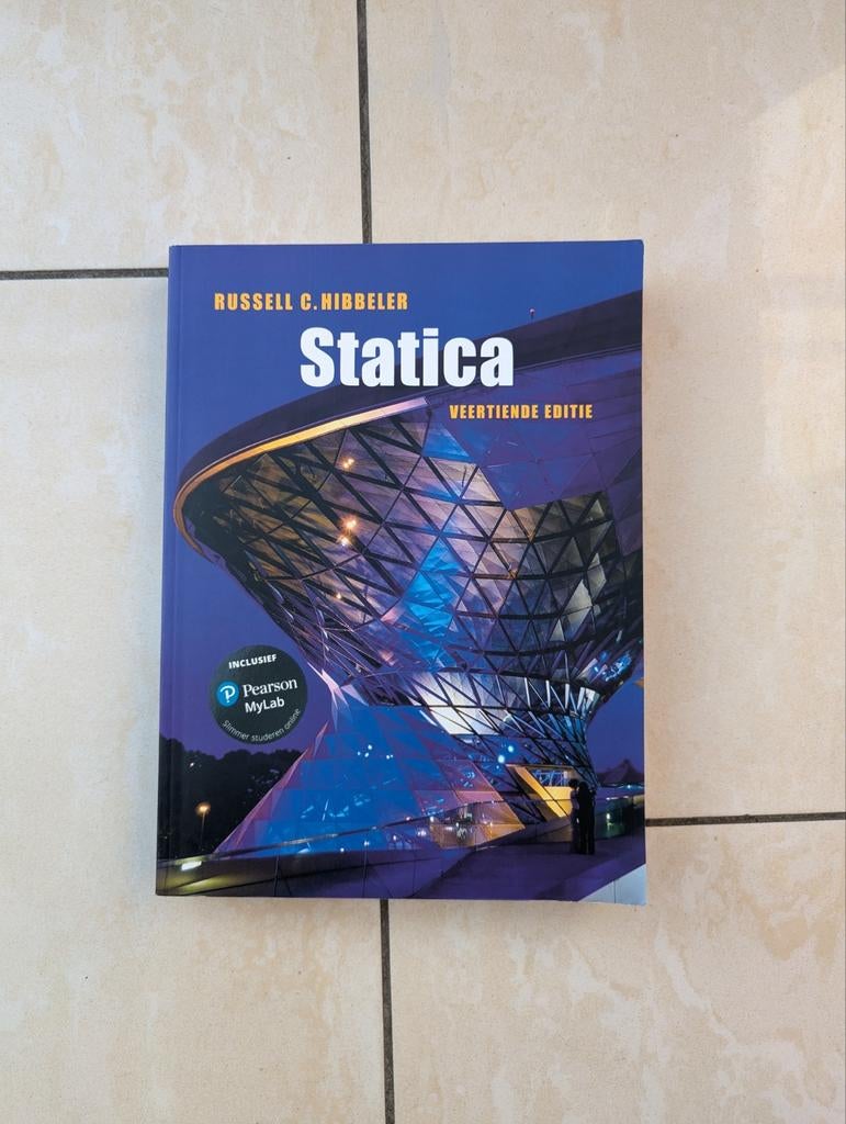 Boek Statica incl. ongebruikte code - ISBN 978-90-430-3728-0, Boeken, Gelezen, Russell C. Hibbeler, Beta, HBO