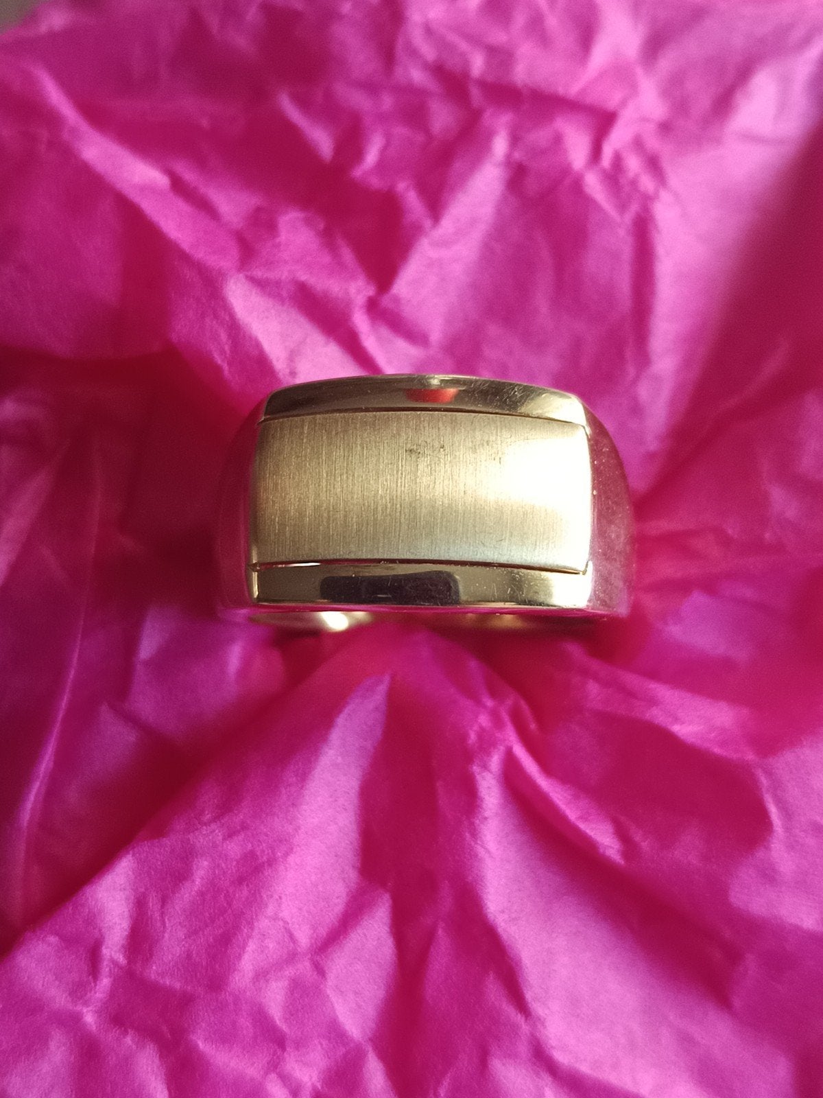 Heren Gouden 14 Karaat Ring, 20 of groter, Heer, Nieuw, Ophalen of Verzenden