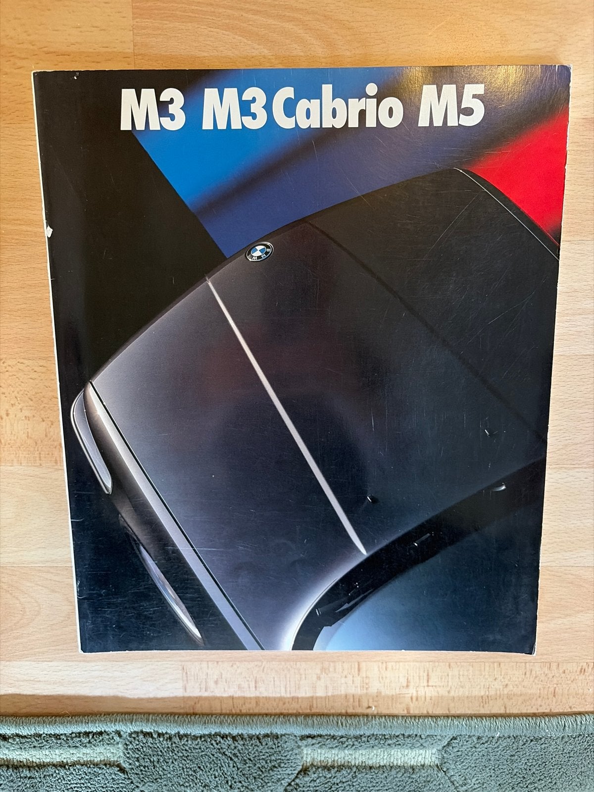 BMW M3 M3 Cabrio M5 Brochure uit 1988, Boeken, Ophalen of Verzenden, Gelezen, BMW