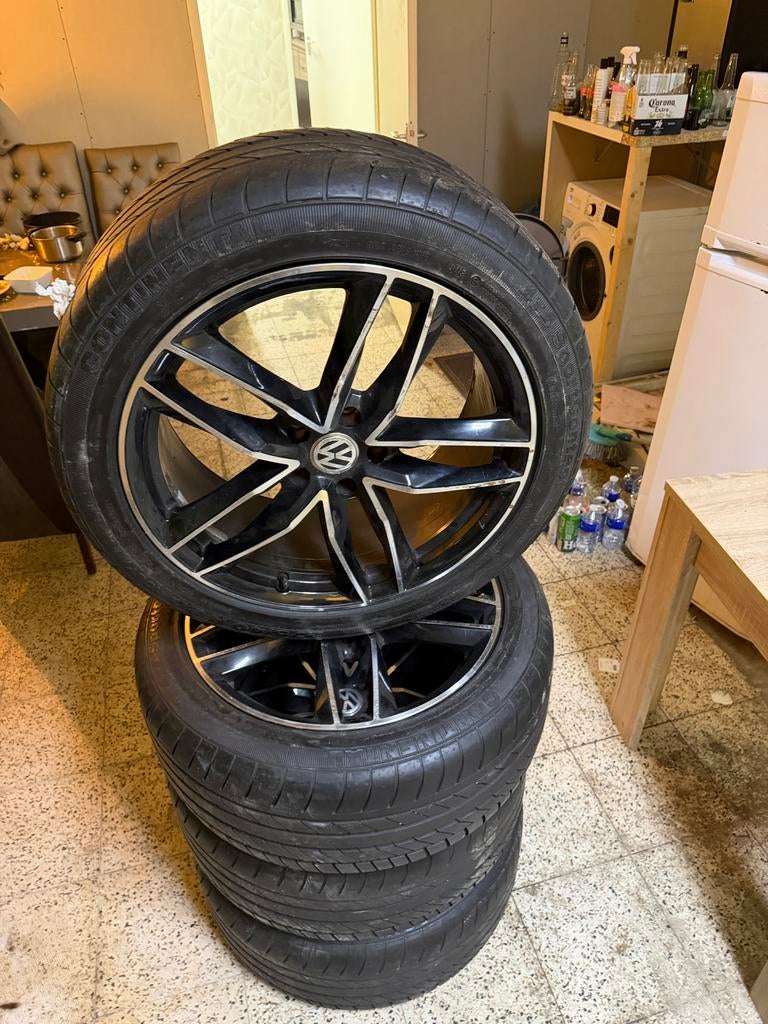Transport velgen met Continental banden - 275/40 R20, Gebruikt, 275 mm, Banden en Velgen, Ophalen of Verzenden