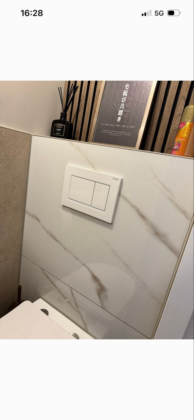 Restpartij luxe wc of badkamertegels Marmerlook 120x60cm, Ophalen, 60 cm of meer, Nieuw, Minder dan 5 m²