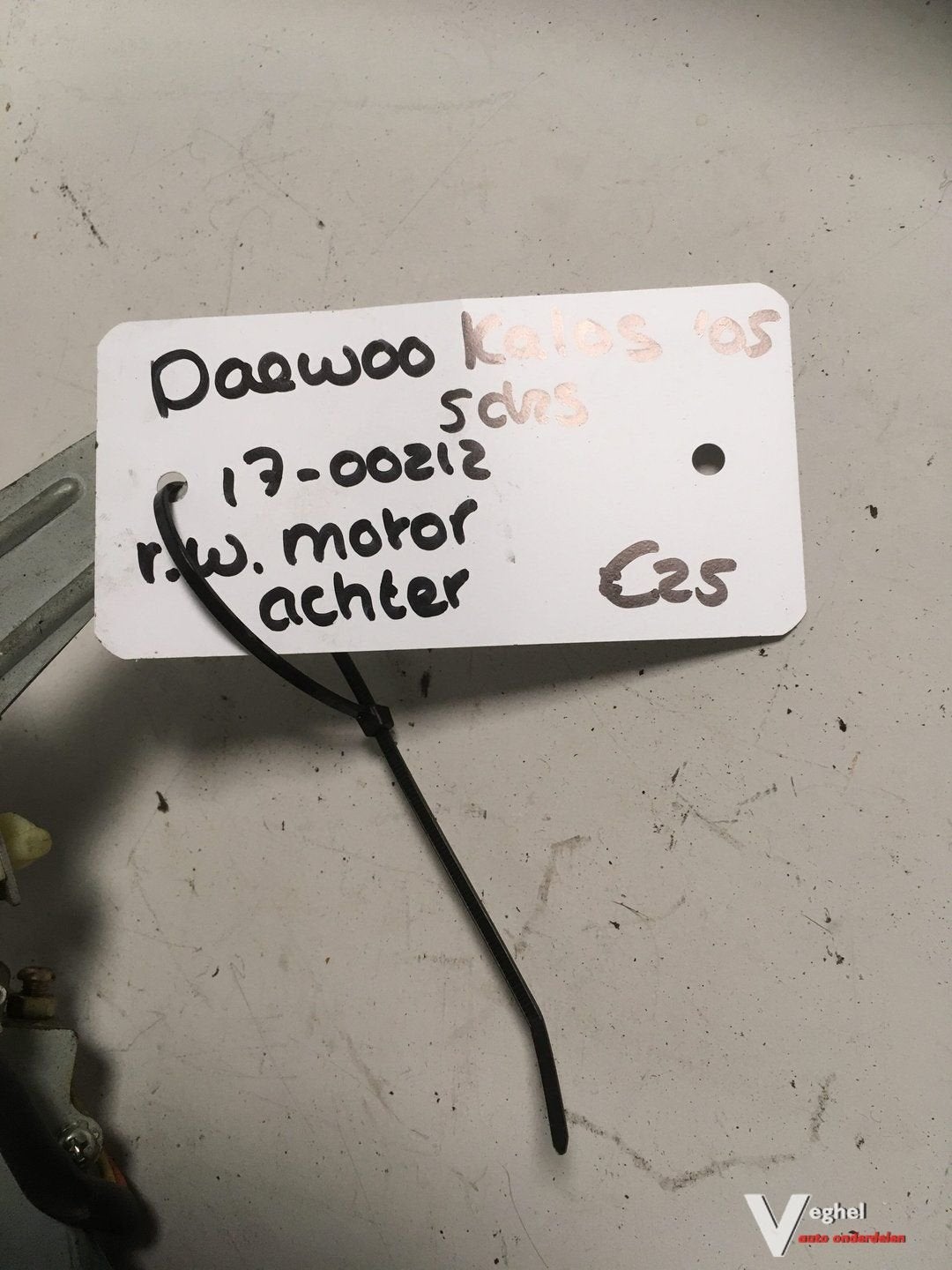 Daewoo Kalos 5 drs 2005 Ruitenwisser motor achter, Gebruikt, -, -, Ophalen of Verzenden