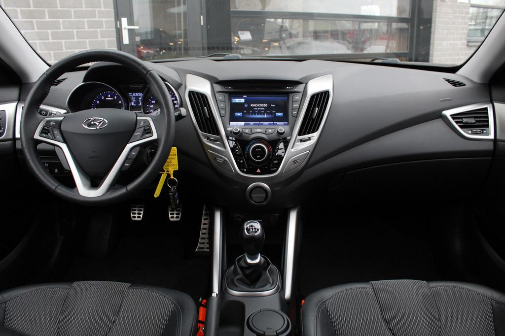 Hyundai Veloster 1.6 GDI i-Vision / Panoramadak / Camera / N, Auto's, Hyundai, Voorwielaandrijving, Gebruikt, 4 cilinders, Met garantie (alle)