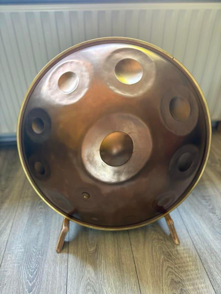 Sew Handpan - Zo goed als nieuw, inclusief accessoires, Muziek en Instrumenten, Overige Muziek en Instrumenten, Ophalen, Zo goed als nieuw