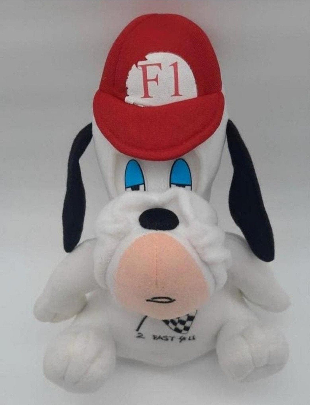 Droopy knuffel F1 2 Fast 4U ca. 30cm hoog, Ophalen of Verzenden, Gebruikt, Overige typen, Middelgroot (20 tot 80 cm)