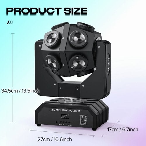 DJLicht 150W ronddraaiende movinghead RGBW 4 in 1, Geluidgestuurd, ., Nieuw, Ophalen of Verzenden
