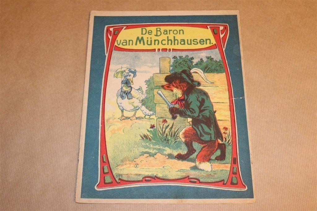 Baron Münchhausen [1910] — Met Reclame Petit & Co. Gouda, Ophalen of Verzenden, Gelezen