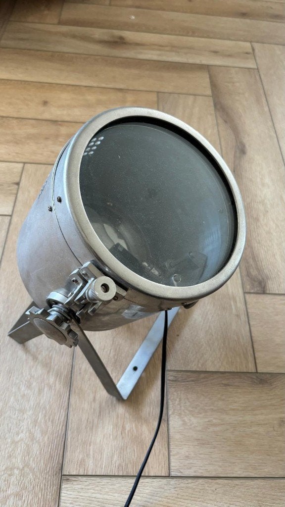 Industrieële stoere lamp, Stoer, Ophalen of Verzenden, Zo goed als nieuw, Glas