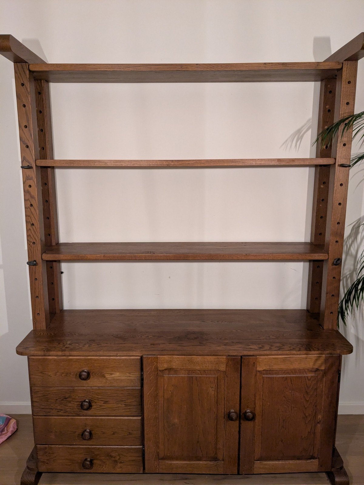 Massief houten kast, Ophalen, Gebruikt, 25 tot 50 cm