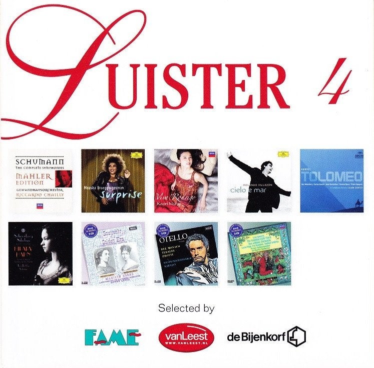 SALE--CD VARIOUS - Luister 4, Verzenden, Classicisme, Zo goed als nieuw, Kamermuziek