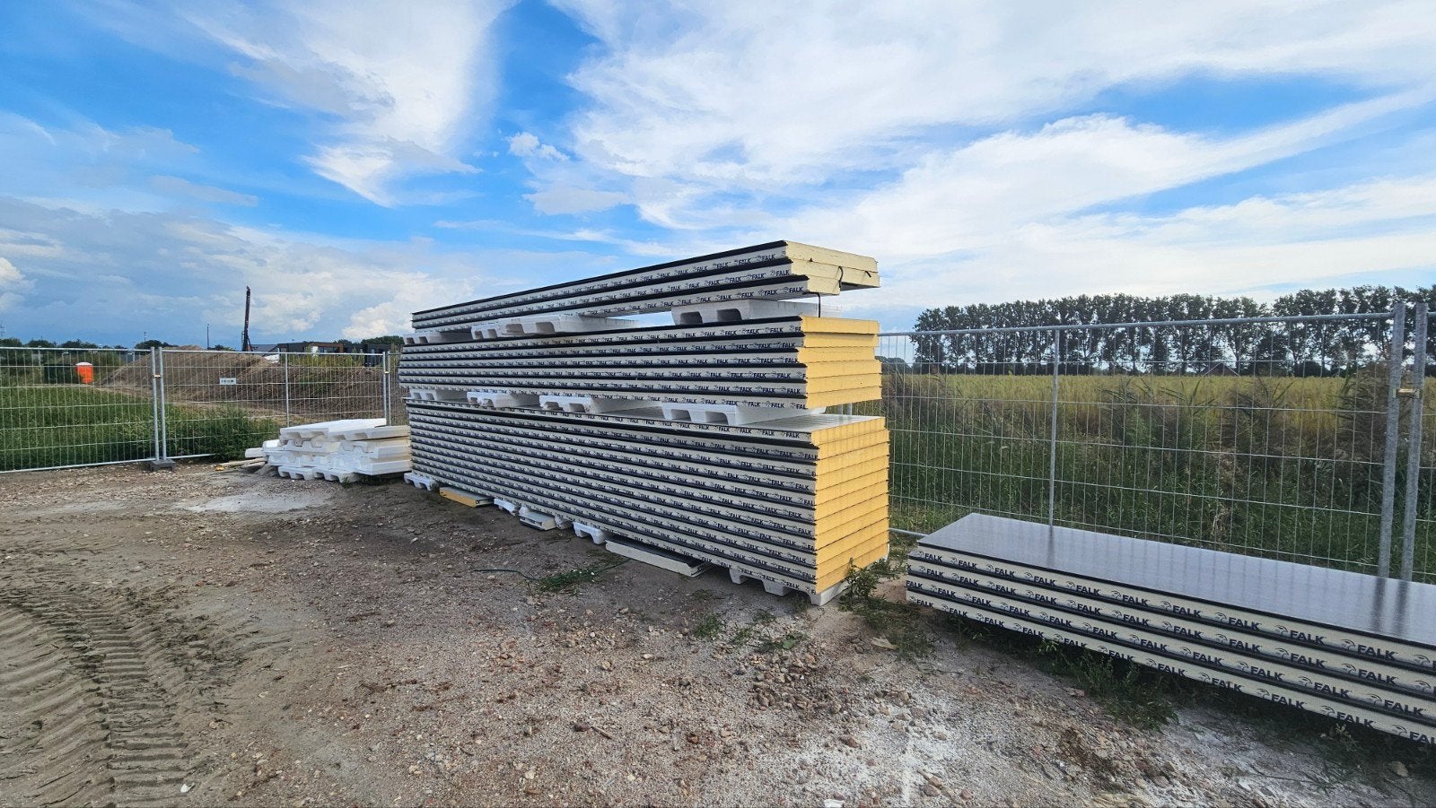 Sandwichpanelen pir 100mm nieuw, Doe-het-zelf en Verbouw, Platen en Panelen, Ophalen, Nieuw, Overige materialen, 50 tot 100 mm