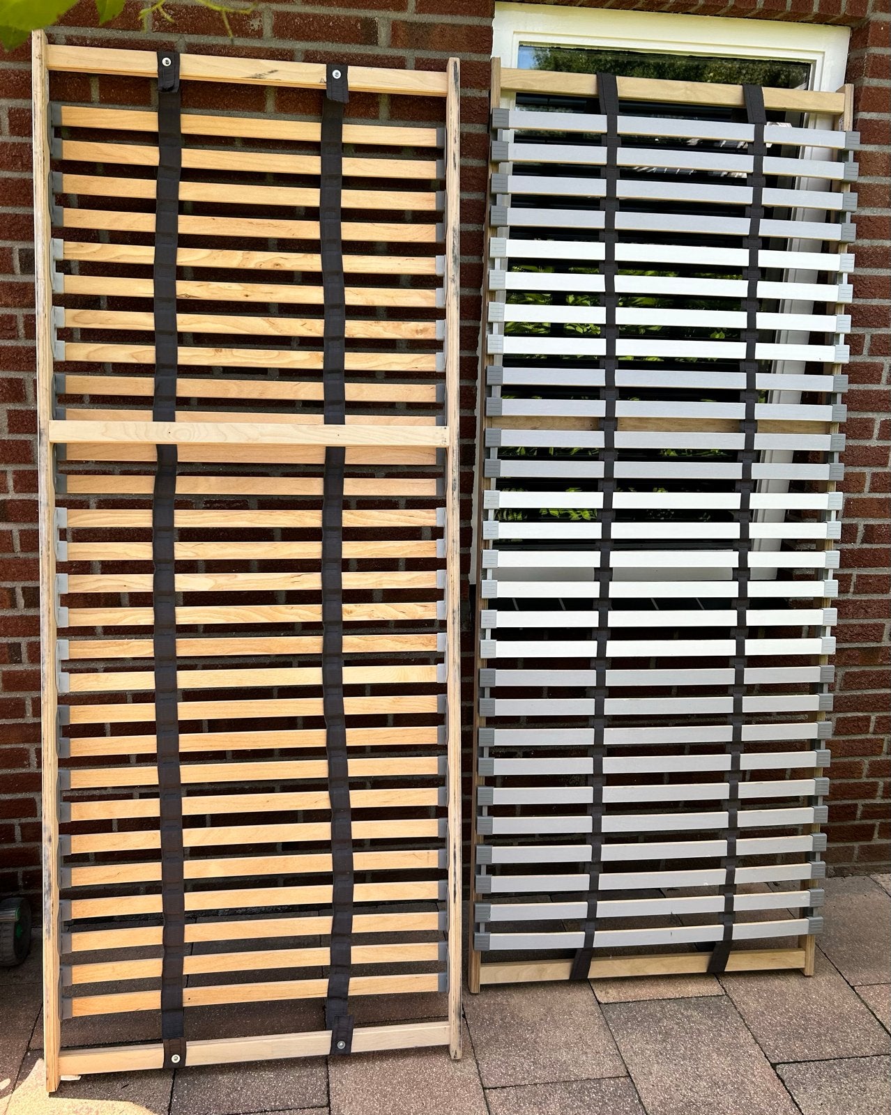 2x IKEA Lönset lattenbodem 80x200 cm, Ophalen, Eenpersoons, Zo goed als nieuw, 80 cm