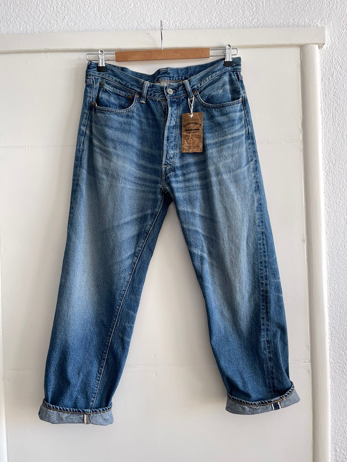 Warehouse Lot 1101 2nd Hand Selvedge Denim Japan RRL 501XX, W36 - W38 (confectie 52/54), Zo goed als nieuw, Warehouse & Co, Verzenden