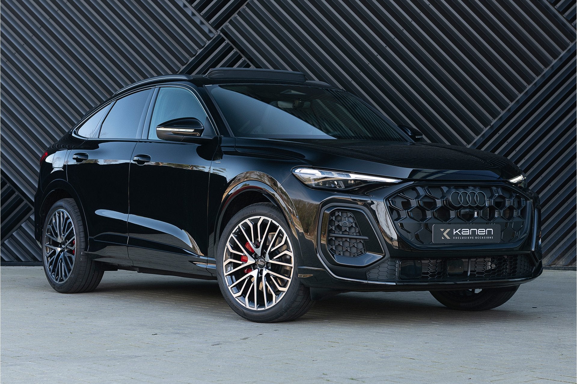 Audi Q5 Sportback 2.0 e-hybrid quattro 270 KW S edition Comp, Auto's, Audi, Automaat, Gebruikt, Zwart, 4 cilinders
