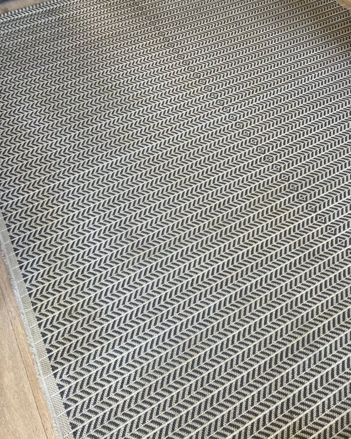 Grijs/beige vloerkleed 200 x 250 cm, Ophalen, Beige, 200 cm of meer, Zo goed als nieuw