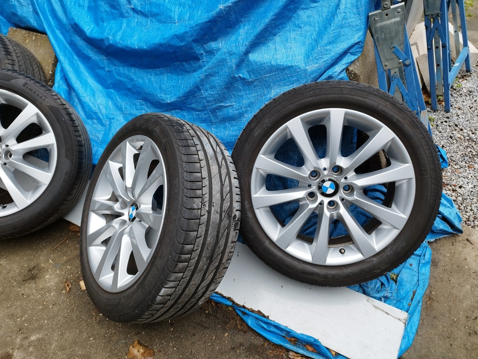 BMW origineel nette velgen met goede zomer banden 245/45r18, Auto-onderdelen, Banden en Velgen, 18 inch, 245 mm, Ophalen of Verzenden