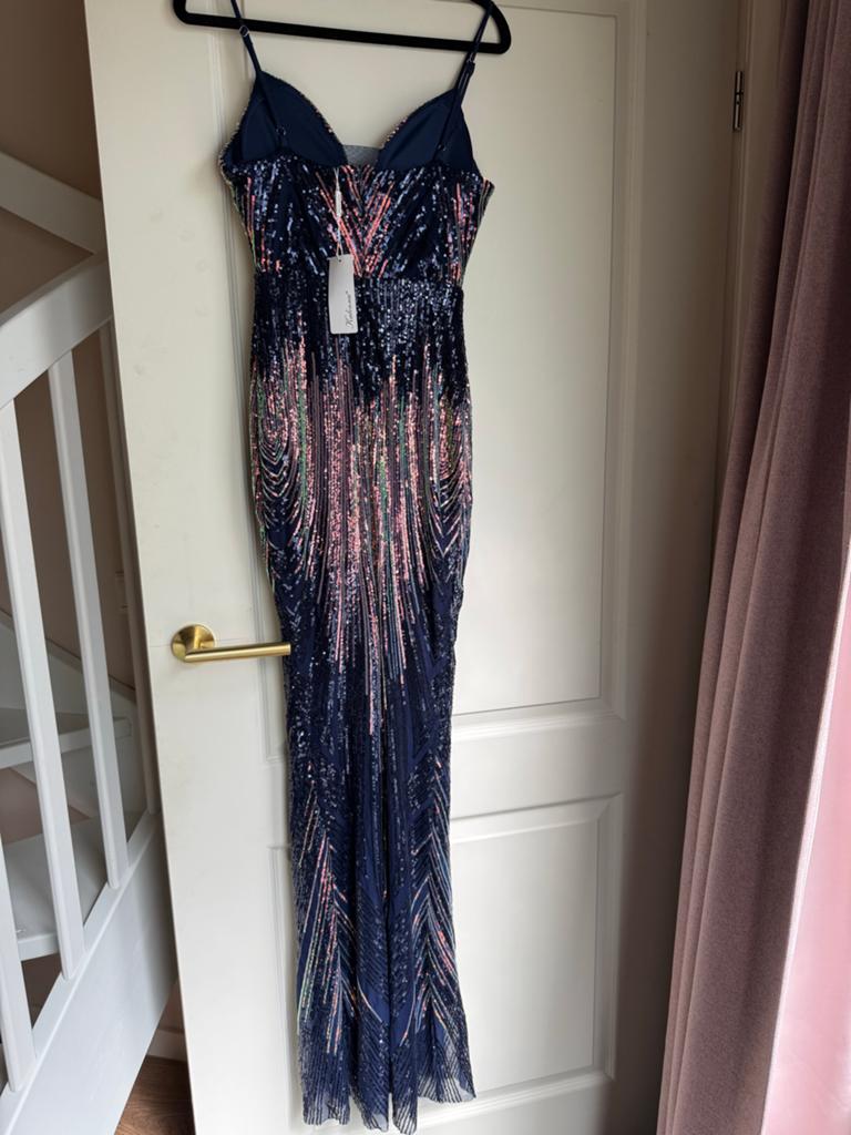 Kalinnu Galajurk met pailletten - Maat S, mermaid dress, Kleding | Dames, Blauw, Nieuw, Ophalen of Verzenden, Maat 36 (S)