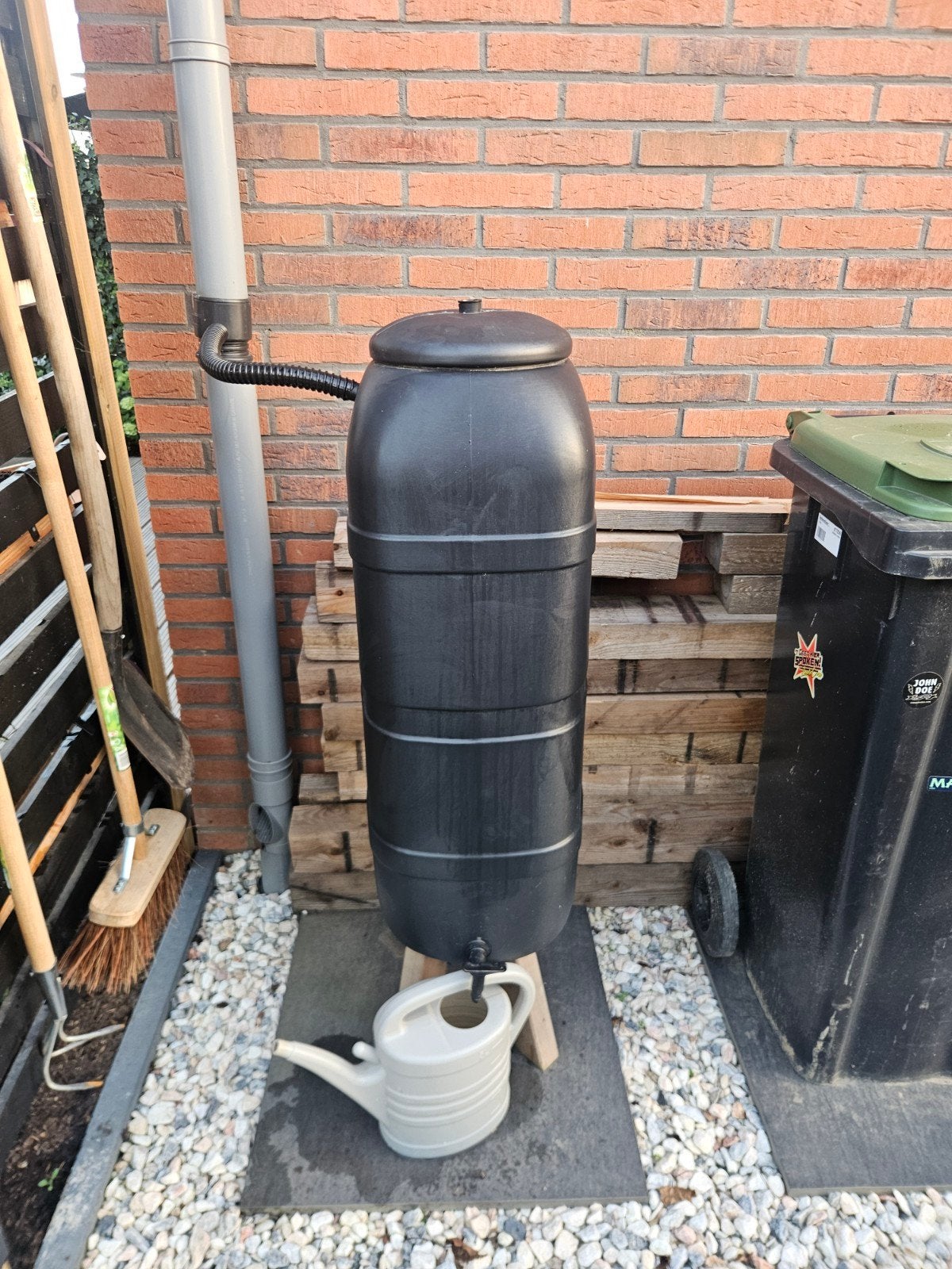 Regenton 100L, 75 tot 150 liter, Ophalen of Verzenden, Zo goed als nieuw, Kunststof