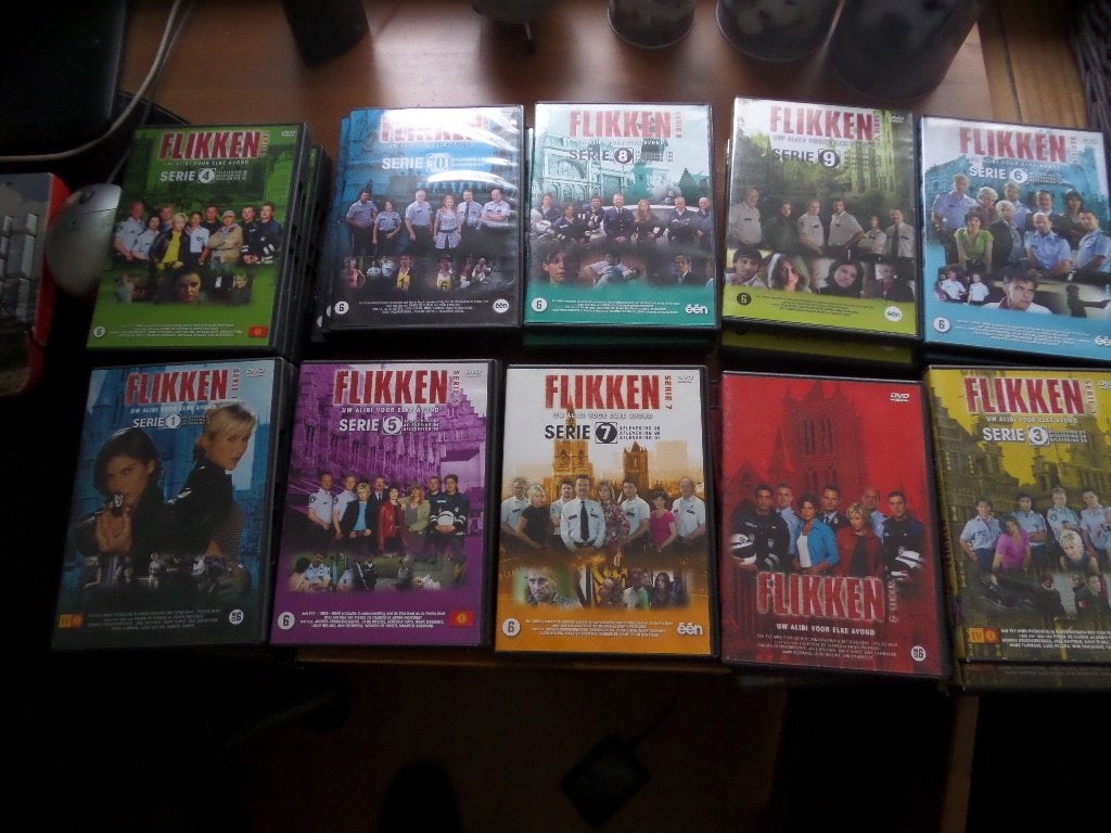 flikken 1 t/m. 10, Cd's en Dvd's, Dvd's | Tv en Series, Zo goed als nieuw, Complete serie, Drama, Vanaf 9 jaar