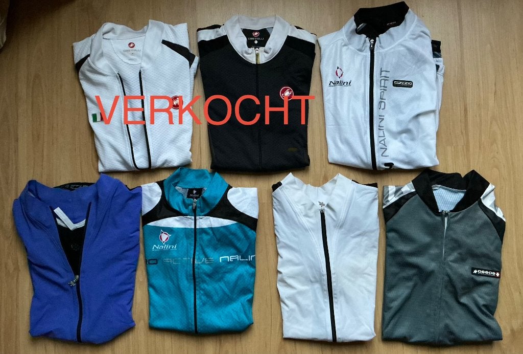 Alles moet weg: Wielren kleding € 10 euro per stuk, Ophalen of Verzenden, Gebruikt, Kleding
