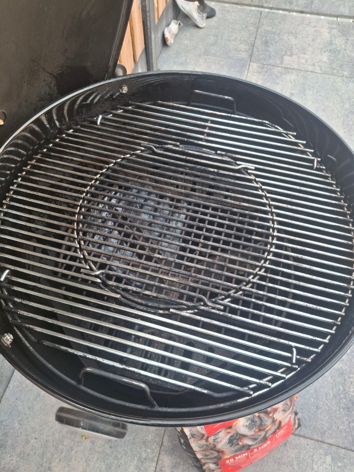 Weber bbq 57cm master touch, Ophalen, Gebruikt, Weber Mastertouch, Met accessoires