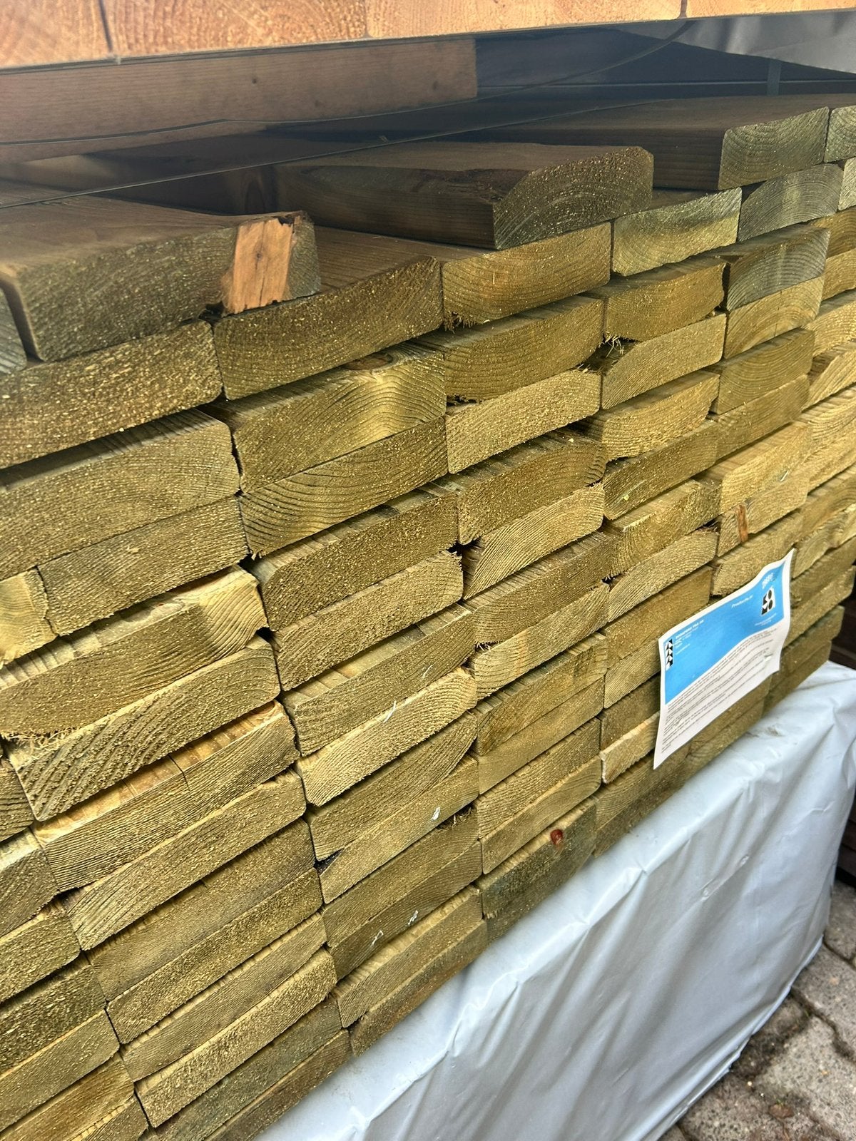 Geimpregneerd sls cls 38x140 mm, Doe-het-zelf en Verbouw, Hout en Planken, Geïmpregneerd, 25 tot 50 mm, Nieuw, Ophalen of Verzenden