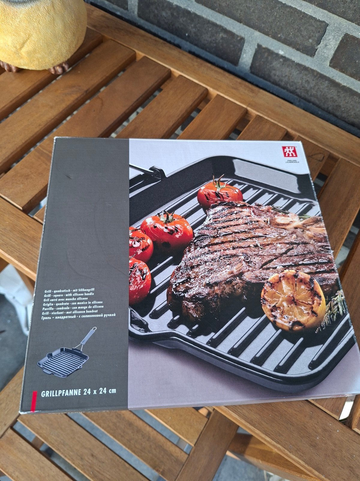 ZWILLING Grillpan 24x24 cm - Nieuw in doos, Huis en Inrichting, Gietijzer, Overige typen, Nieuw, Ophalen of Verzenden