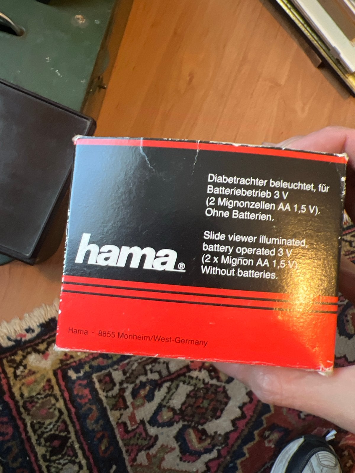 Hama Diabetrachter DB 54 - Vintage Diapositievenkijker, Ophalen of Verzenden, Zo goed als nieuw, Met scherm