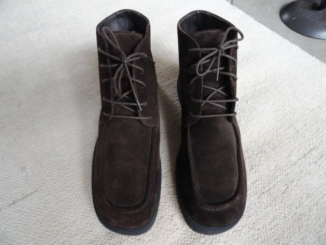 Burley Bruine Suede Halfhoge Schoenen Maat 43, Verzenden, Zo goed als nieuw, Bruin