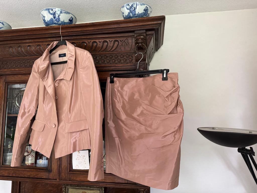 Jasje en Rok Set, maat 40, oud roze van het merk Purdey, Kleding | Dames, Ophalen of Verzenden, Zo goed als nieuw, Maat 38/40 (M)