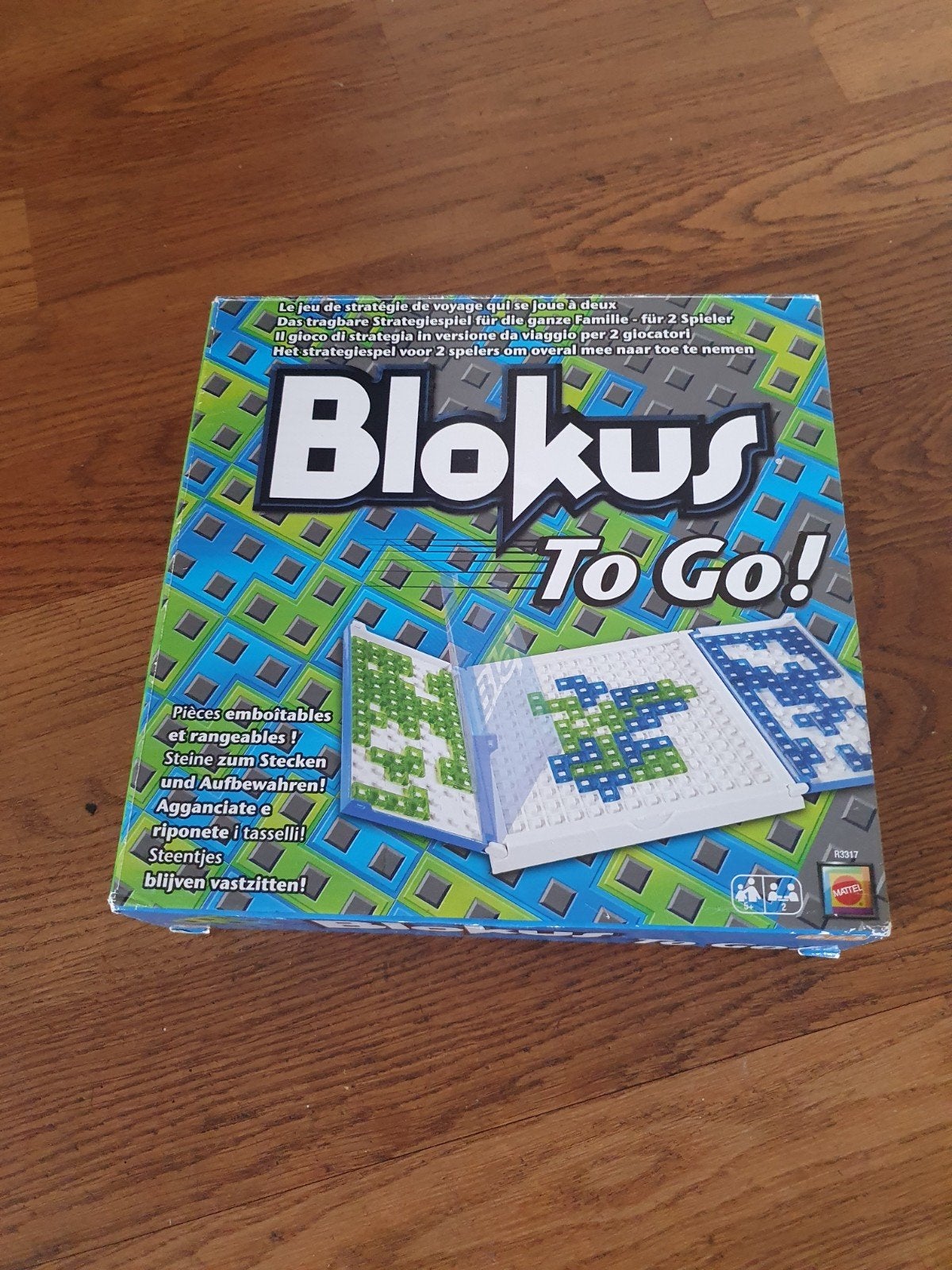 Blokus To Go! Compact reisspel voor 2 spelers, Mattel, Een of twee spelers, Ophalen of Verzenden, Zo goed als nieuw