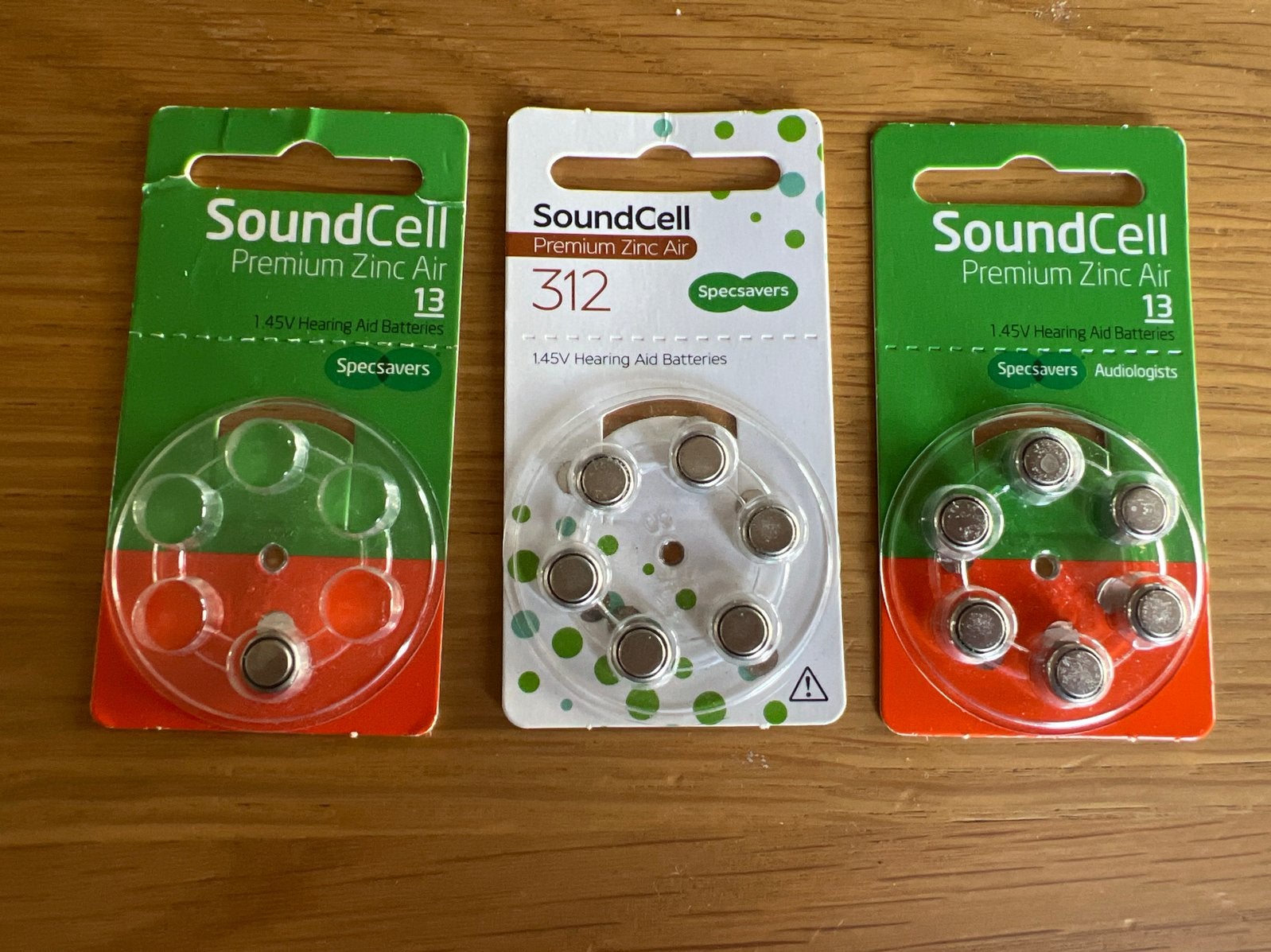 SoundCell Premium Zinc Air hoortoestelbatterijen, Ophalen of Verzenden, Nieuw