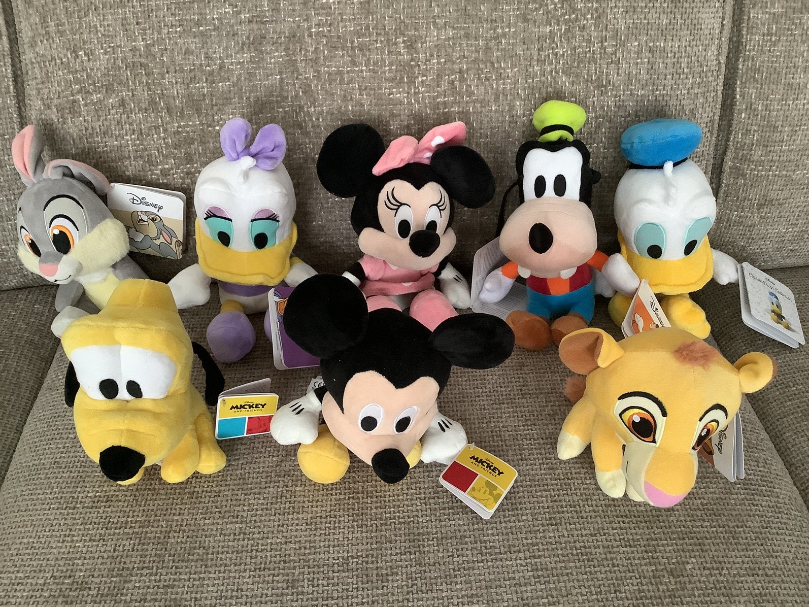 8x originele disney pluche knuffel met kaartje NIEUW!, Ophalen of Verzenden, Nieuw, Overige typen