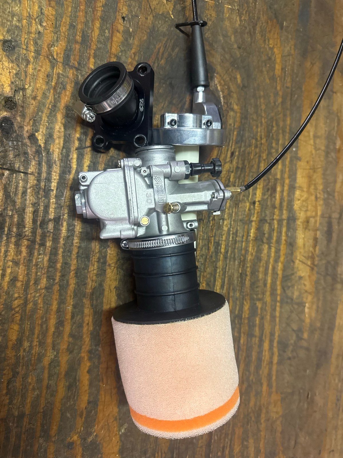 Derbi AM6 Inlaat Set: Polini 30mm Carburateur, Top Performan, Derbi, Blok, Derbi, Ophalen of Verzenden