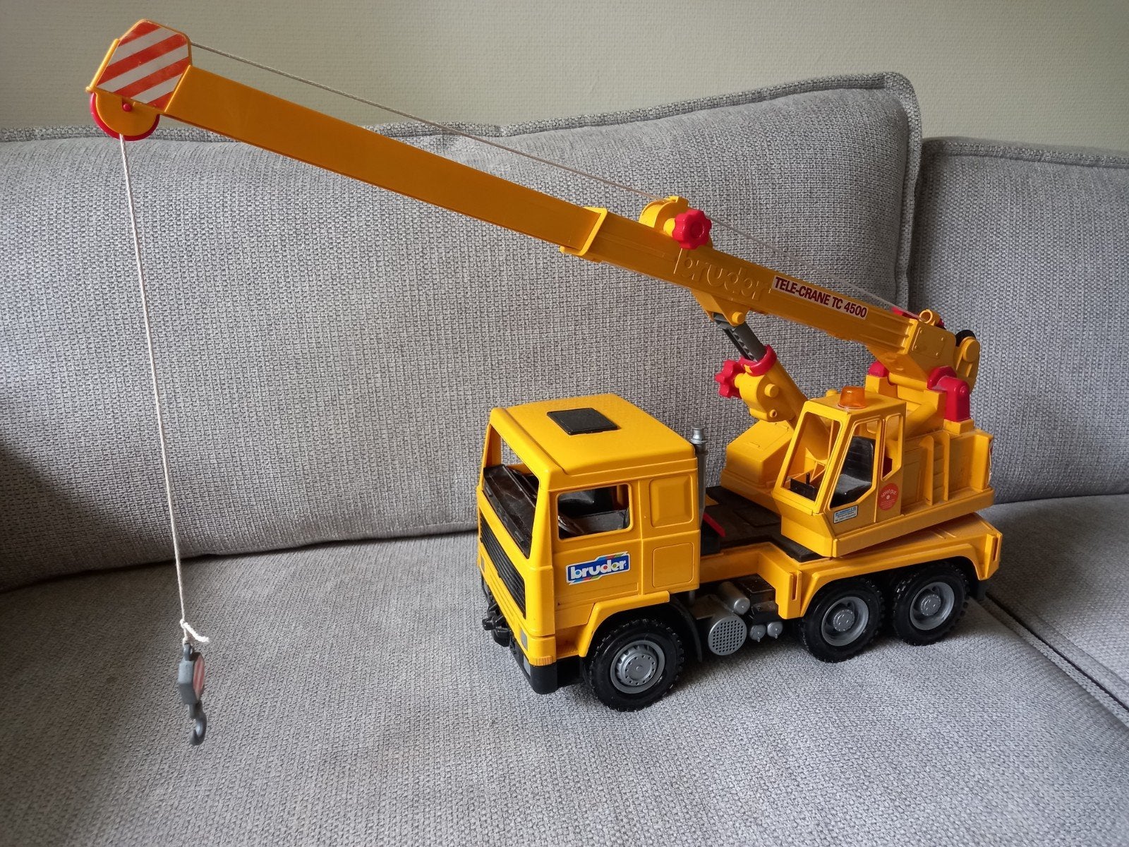 Bruder Tele-Kraanwagen TC 4500 Speelgoed, Kinderen en Baby's, Speelgoed | Speelgoedvoertuigen, Ophalen of Verzenden, Gebruikt