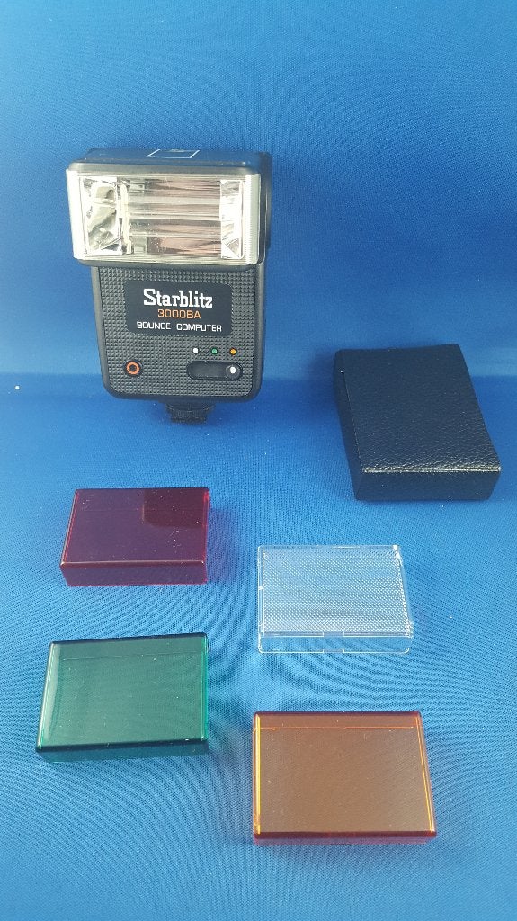 Starblitz 3000BA Bounce Computer, vintage flitser. 6C10, Verzamelen, Foto's en Prenten, Gebruikt, Overige onderwerpen, Voor 1940