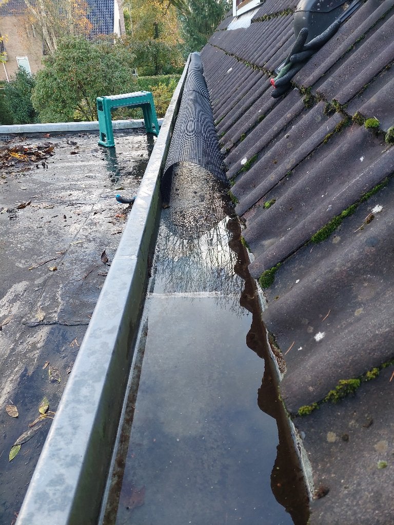 Dakgoot schoonmaken en bladvrij maken bladvanger installatie, Overige materialen, 6 meter of meer, Nieuw, Ophalen of Verzenden