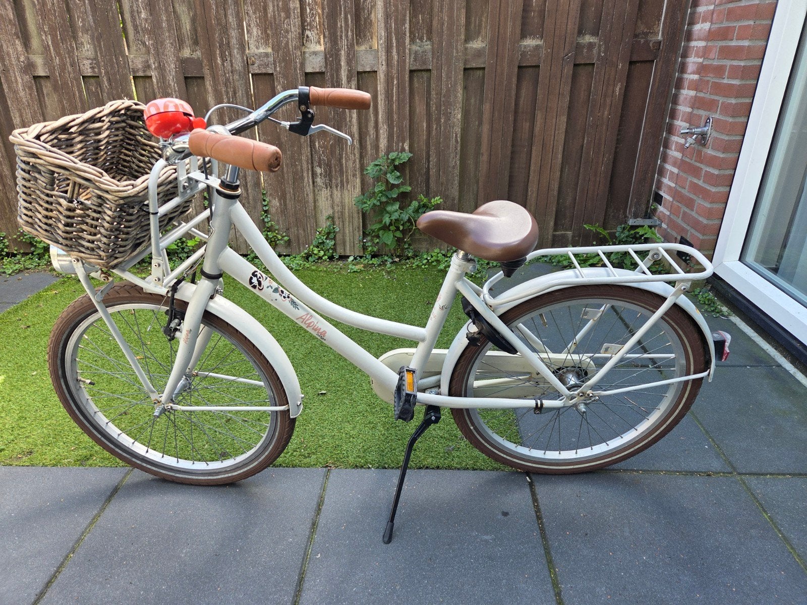 Alpina cargo meisjesfiets 22 inch, Ophalen, 22 inch, Gebruikt, Handrem