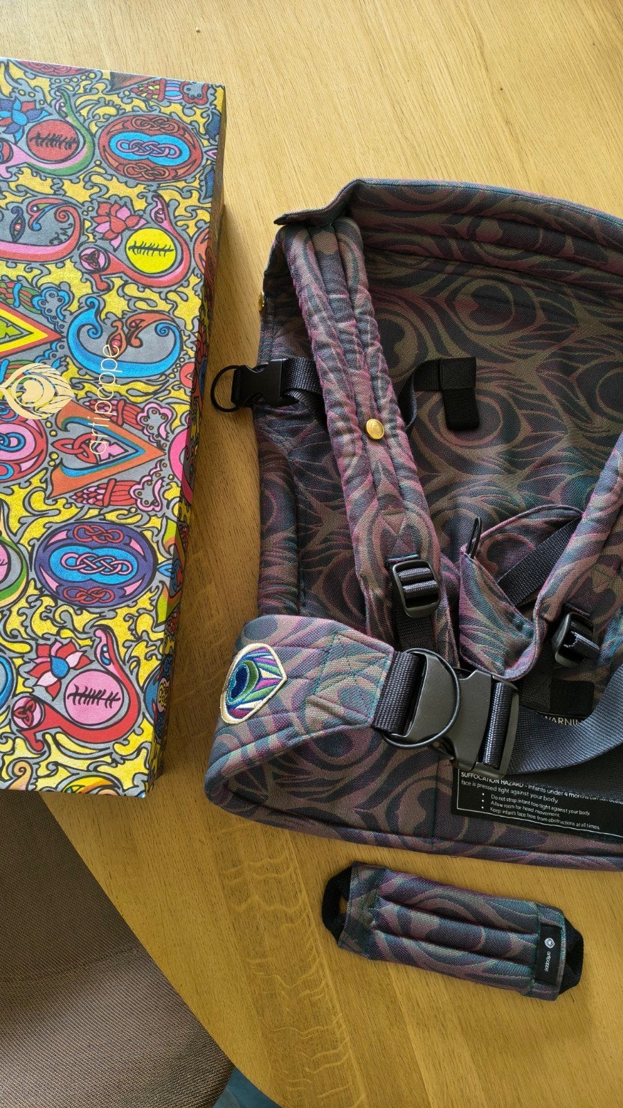 Artipoppe Zeitgeist Baby Carrier Argus Azure, Kinderen en Baby's, Overige merken, Buik of Rug, Ophalen of Verzenden, Zo goed als nieuw
