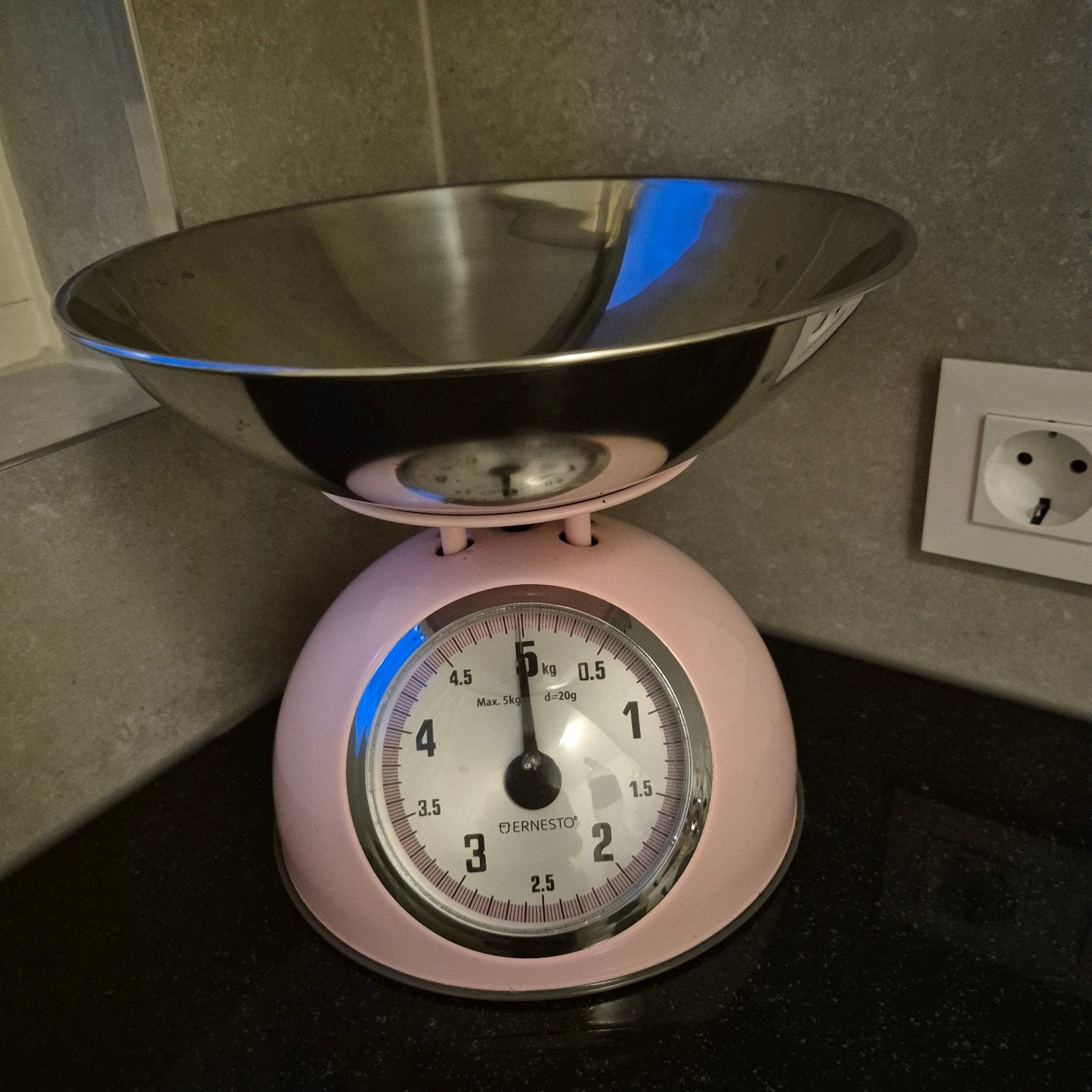 keukenweegschaal analoog, max 5kg, Ophalen, Keukenweegschaal, Gebruikt, Minder dan 10 kg