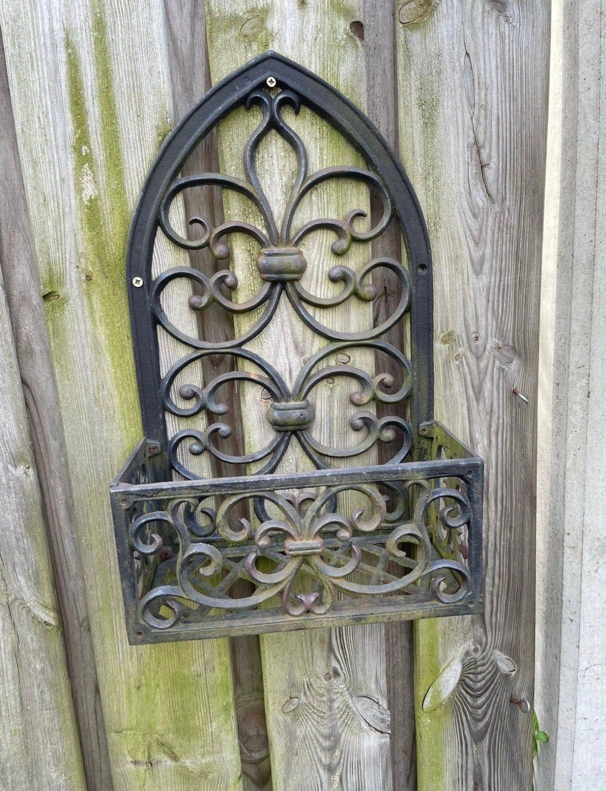 Diverse tuindecoraties: bloembak, hangmand en meer, Tuin en Terras, Tuinbeelden, Ophalen, Gebruikt, Metaal, Overige typen