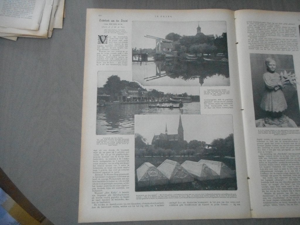 Ouderkerk aan de Amstel. 1912., Verzamelen, Tijdschriften, Kranten en Knipsels, Ophalen of Verzenden, Voor 1920, Nederland, Knipsel(s)