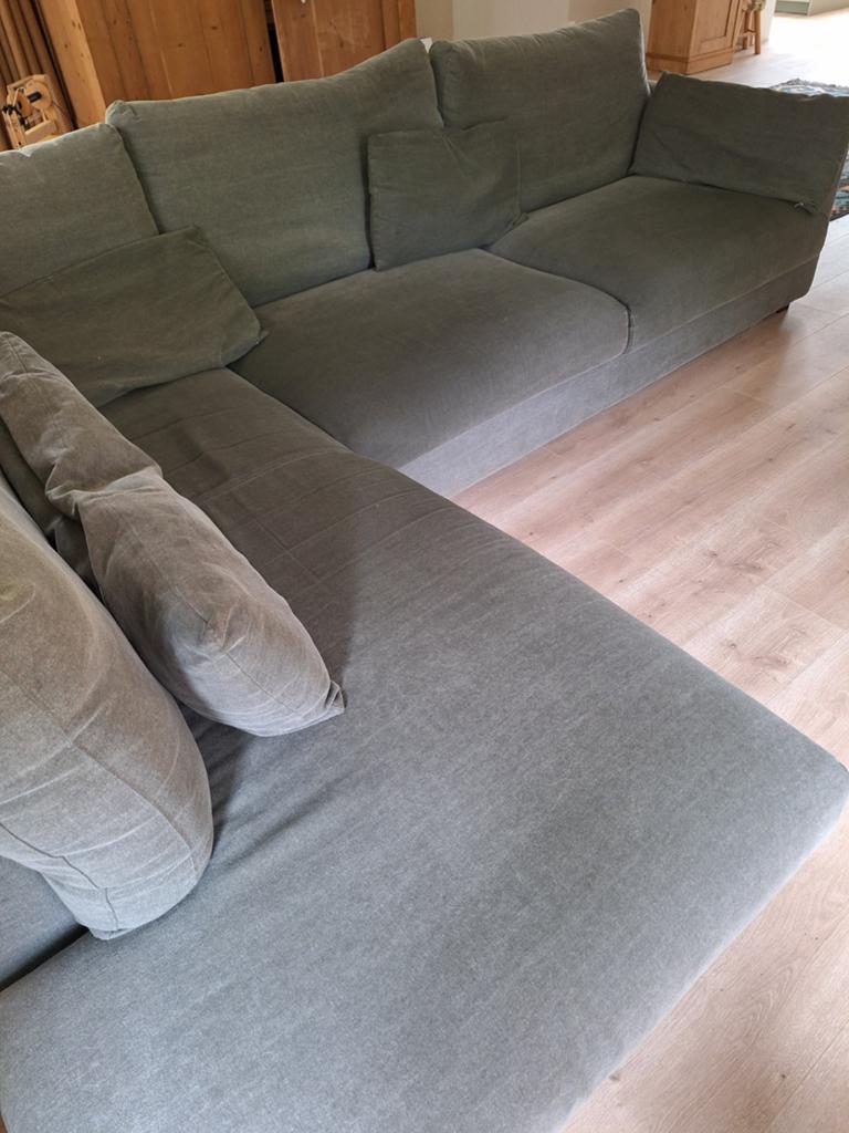 Grote gebruikte hoekbank - 290x205x90 cm, Huis en Inrichting, Banken | Bankstellen, 250 tot 300 cm, Gebruikt, Hoekbank, Ophalen of Verzenden