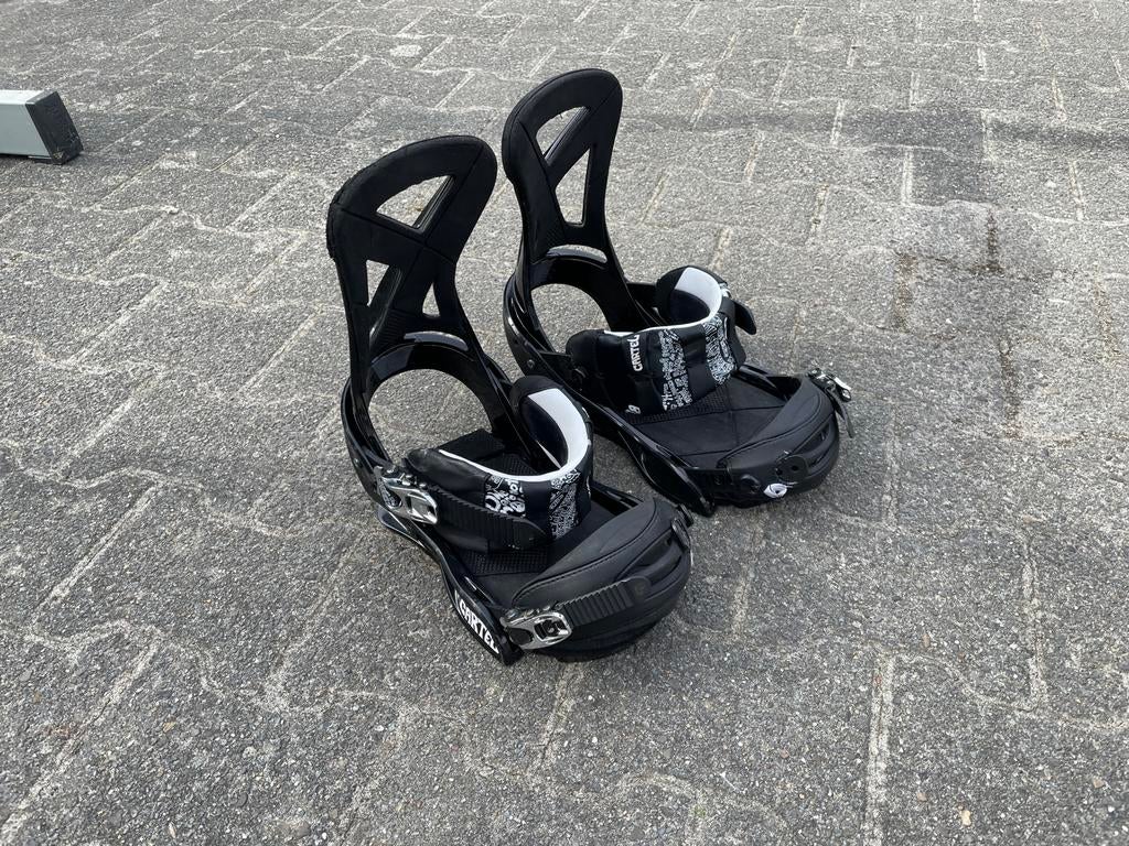 Burton Cartel Re:Flex Snowboard Bindingen Maat L, Sport en Fitness, Snowboarden, Ophalen, Gebruikt, Bindingen