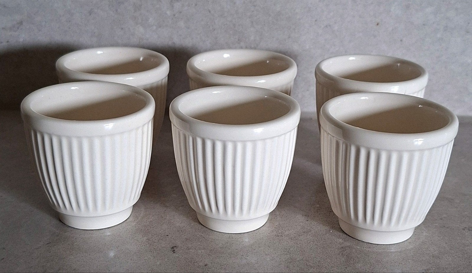 6x Wedgwood Windsor eierdopjes, Klassiek, Overige typen, Ophalen of Verzenden, Zo goed als nieuw