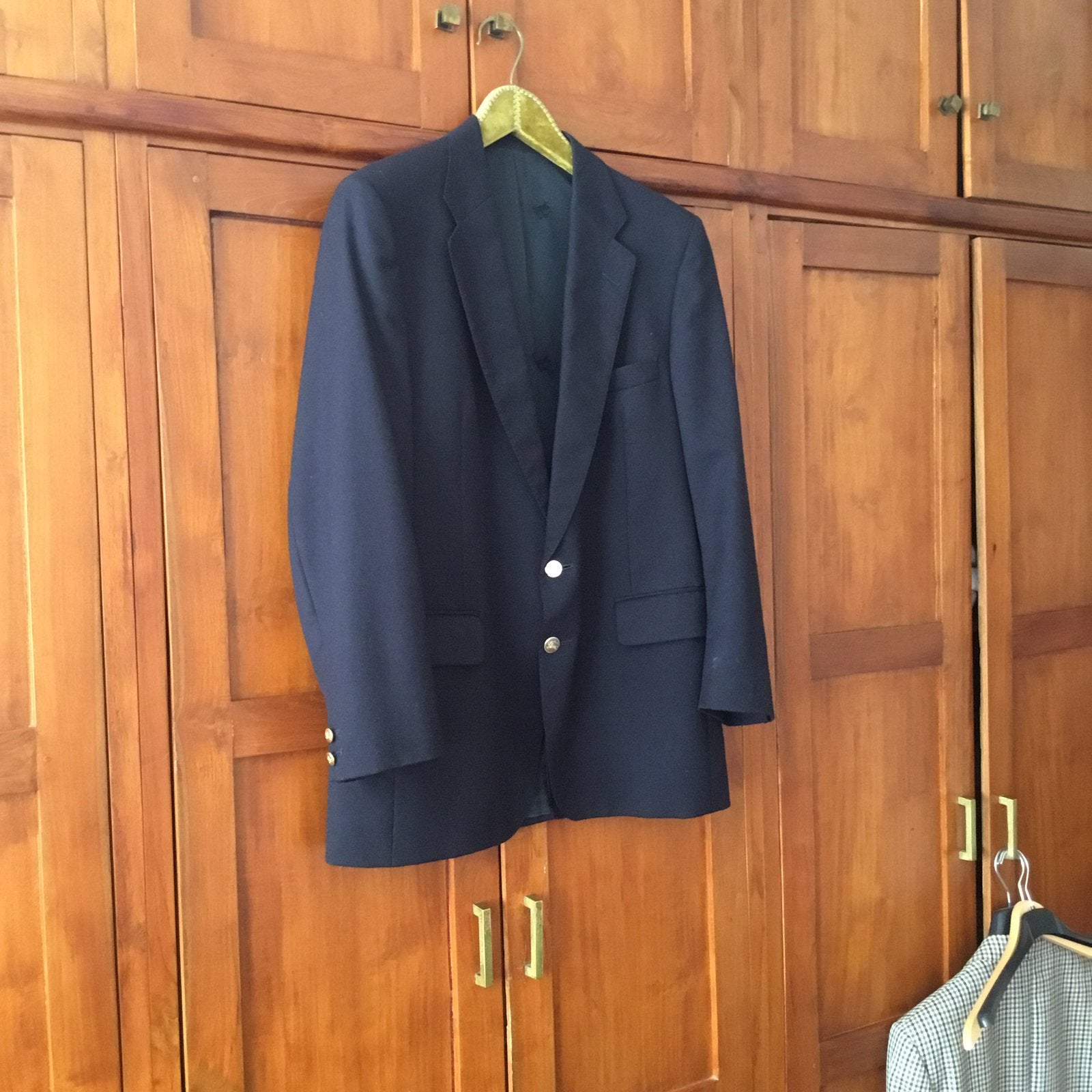Burberrys’ colbert maat 50, donker blauw, Kleding | Heren, Kostuums en Colberts, Ophalen of Verzenden, Zo goed als nieuw, Maat 48/50 (M)