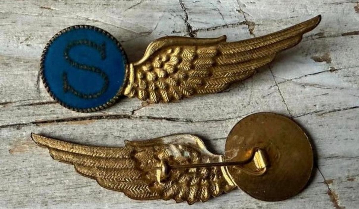 Marine MLD Brevet Luchtvarenden SCHUTTER WWII, Verzamelen, Militaria | Algemeen, Verzenden, Marine, Nederland, Embleem of Badge